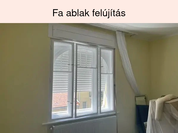Fa ablak felújítás